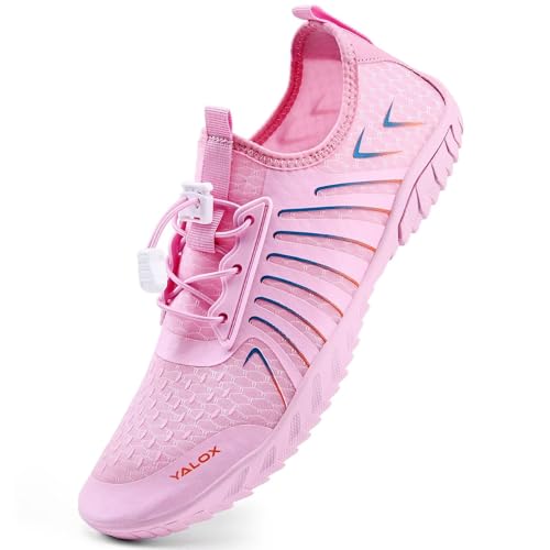 Image of YALOX Water Shoes Men's Women's Swim Shoes Outdoor Beach Barefoot Quick-Dry Aqua Pool Socks Swimming Yoga Surfing Exercise