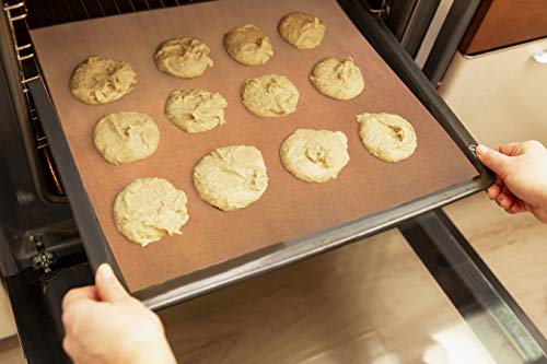 Oven Liners For Bottom Of Electric & Gas Oven- Premium Heavy Duty Reusable Copper Grill Mats For Outdoor Gas Charcoal Bbq Grill Mat | Non Stick Grilling Mat Protects From Messy Spills Drips 3 Pack #TOP6