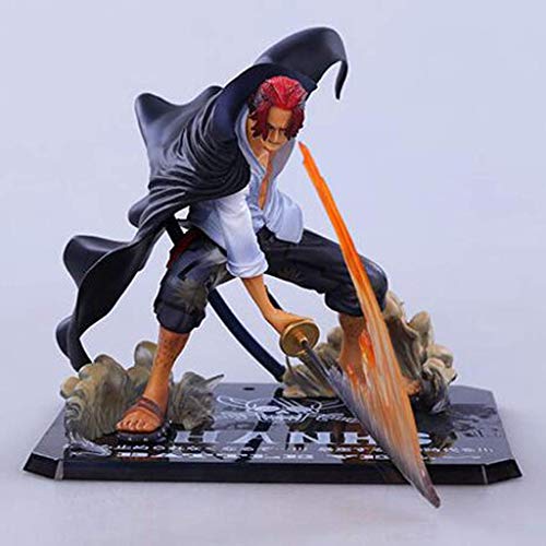 Chongxiang Editionをファイティングおもちゃ銅像ワンピースのおもちゃモデル漫画のキャラクターコレクション/お土産/赤髪/ふくらはぎ19センチメートル Chongxiang