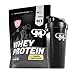 Produktbild 1kg Mammut Whey Protein Eiweißshake - Set inkl. Protein Shaker, Riegel, Powderbank oder Tasse (Vanilla Ice Cream, Gratis Mammut Shaker)