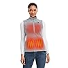 Ororo womens heated fleece vest with battery lightweight heating vest fleece charger not included  urban country home decor