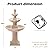 TITIMO 48" High Italian Feature Freestanding Water Fountain Outdoor and Indoor,3-Tier Roman Pillar Waterfalls Fountains for Garden,Patio,Yard,Deck,Backyard,Porch