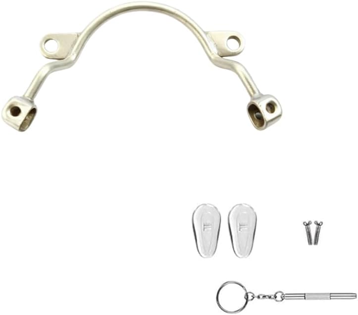 Eyeglass Saddle Bridge Nose Pads Arms Kit Screwdriver for Glass Repair Kits