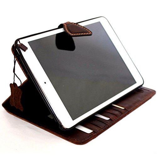 Genuine Full Leather Handmade Case For Apple Ipad Air 2 Cover 1 Stand Luxury Credit Cards Slots Sport Daviscase #TOP2