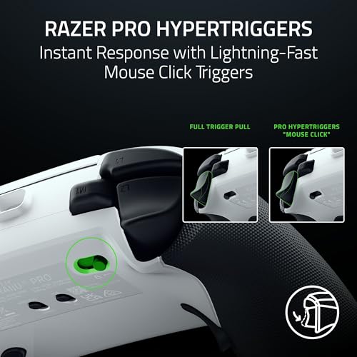 Razer Raiju V3 Pro wireless controller: officially licensed for PlayStation, PS5, PC, esports class performance without delay, 6 reusable buttons, customizable thumbs - Imagem 6