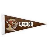 AGAS Lehigh LU University Hawks Pennant Mini, 9 x 24 Inches Sleeve for Stick, Officially Licensed Small Felt Wall Décor Pennant for Dorm, Game Room, Man Cave, Bedroom Décor