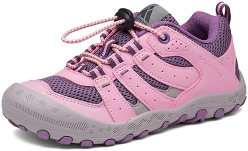 Mishansha Kids Hiking Shoes Boys Girls Sneakers Pink 1 Little Kid