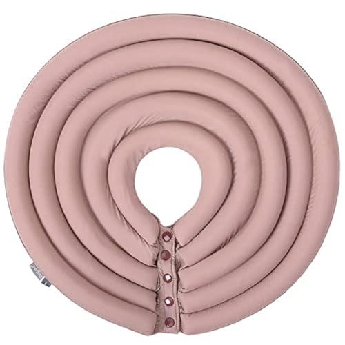 Dog Cone Collar, Inflatable Dog Neck Donut Collar Alternative After Surgery, Soft Protective Recovery Cone for Small Medium Larg