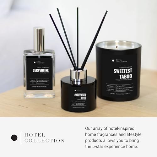 Hotel Collection | My Way Reed Diffuser Set | Hotel Inspired Luxury Essential Oil Reed Diffuser | Leather, Sandalwood and Amber 3.4 fl oz, 100 mL