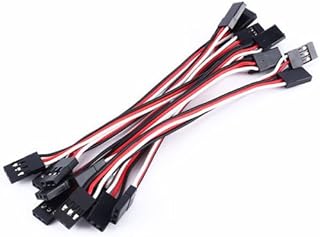 XSD MOEDL 20cm Male to Male Jr Plug Servo Extension Lead Wire Cable 200mm(Pack of 10 Pcs)