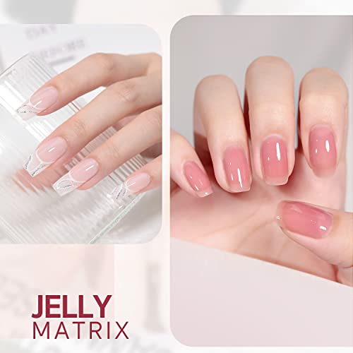 GAOY 23 Piece Jelly Gel Nail Polish Kit #TOP9