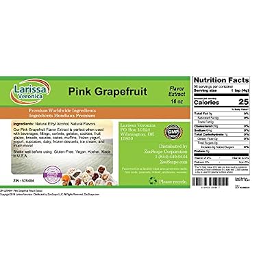 Pink Grapefruit Flavor Extract (16 oz, ZIN: 529484)