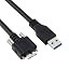 Black Straight Connector