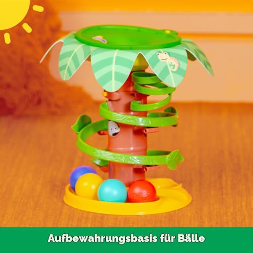 Bright Starts Tropical Twirl 2-in-1 Ballturm mit Lichtern & Musik, 5 Bälle inklusive, Unisex, 6 Monate+ – Ansicht 6