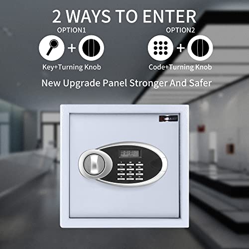 Holojoy Key Cabinet With Digital Lock - Heavy Duty Secured Storage, Lock Box With Key Tags Wall Mounted Metal Steel Key Safe - Ideal For Home Hotels Schools & Businesses #TOP3