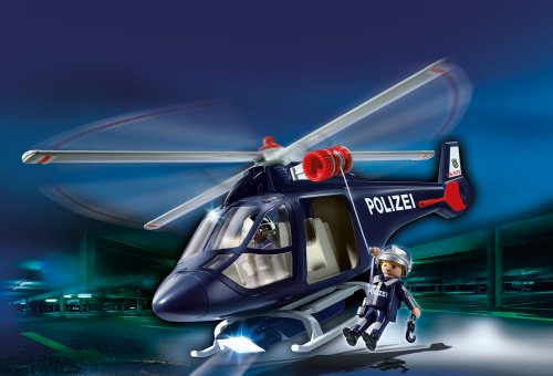 PLAYMOBIL 5178 - Polizeihubschrauber mit LED-Suchscheinwerfer – Bild 2
