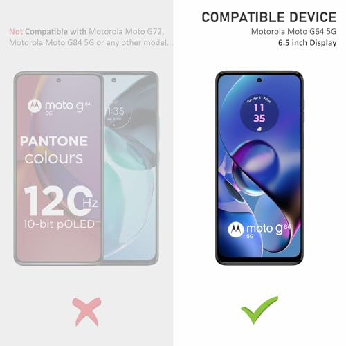 Image of SupCares Tempered Glass for Motorola Moto G64 (6.5 Inch) With Installation Kit | Military-Grade Gorilla Screen Protector | Edge to Edge Coverage | Black