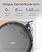 eufy C10 Robot Vacuum Self Emptying, 8 Weeks Hands Free, Advanced Smart Mapping with LiDAR Navigation, 2.85-Inch Slim Design, Powerful Suction, Edge Expansion Brush for Pet Hair, Carpet Detection