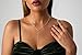Kyerlyn Silver Lace Chain Y Lariat Necklace Long Drop Lip Chain Pendant Y Necklace for Women Fashion Jewelry