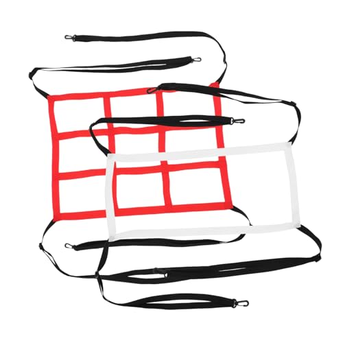 VICASKY 2pcs Baseball Rebounder Net: Bounce Back Net Fielding Trainer for Baseball and Softball Pitch Back Rebound Practice Assorted Color