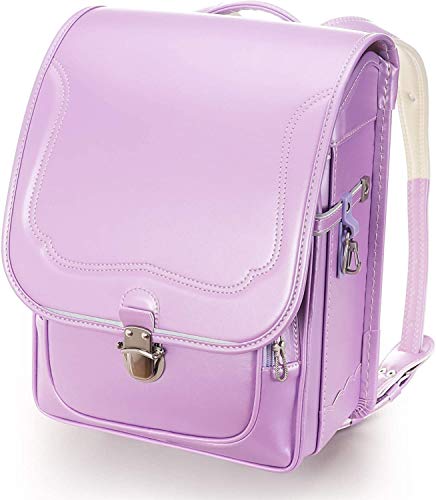 Super Big Clearance! Ransel Randoseru upscale satchel Japanese school bags for girls and boys (NEW CLASSIC PURPLE)