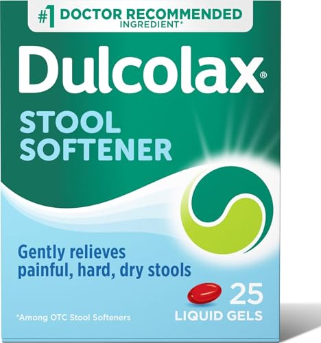 Dulcolax Stool Softener Laxative Liquid Gel...