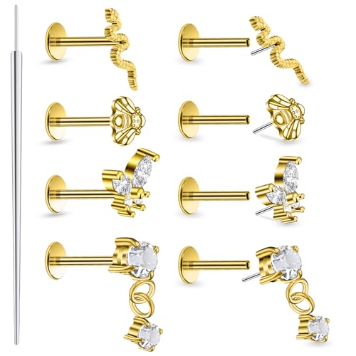 Lsnevsie 14K �S�[���h�t�B���h 20G 18G 16G �X���b�h���X �t���b�g�o�b�N �C�������O �X�^�b�h �T�[�W�J���X�e�����X�X�`�[�� �v�b�V���C���m�[�Y�����O �X�^�b�h �g���K�X �t�H���[�h �w���b�N�X �R���N ��C�������O �s�A�X �W��