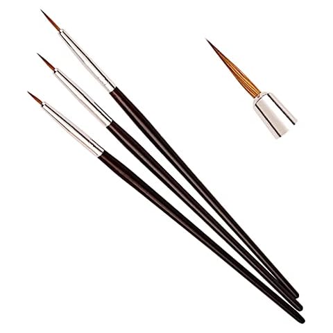 Juego de 3 Pinceles Kolinsky para Uñas LEA-SHALL Cover