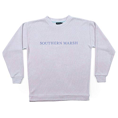 Southern Marsh Sunday Morning Sweater, Antigua Blue, Medium