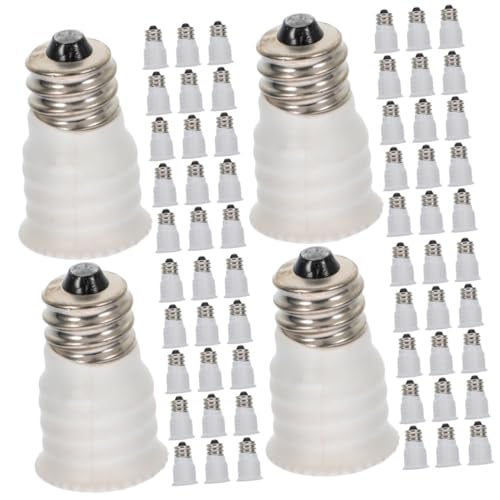 Hemobllo 60 Peças Cabeça Da Lâmpada De Conversão E12 Conversor Para a Europa Conversor Europeu Lâmpa