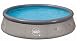 Runder Quick Up Easy Aufstellpool mit Rattan-Optik, 366 x 91 cm