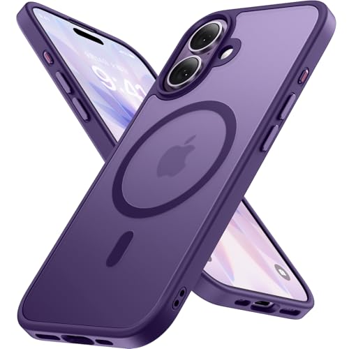 Miracase iphone 17 �P�[�X�yMagsafe�Ή��EMIL�ČR�K�i�z�����ӂ���17�P�[�X �ϏՌ��X�}�z�P�[�X iphone17�A���h�~�A�����ϐ��A�w��h�~�A���΂ݖh�~�A���M�A�X�g���b�v�z�[���t���A�����Ĕ��ɗD�����f�U�C���A�����{�^���A�}�b�g�A