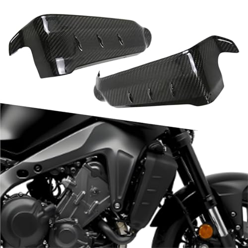 Ailettes de carénage aérodynamiques en carbone pour radiateur YAMAHA FZ 09