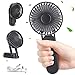 Innedu Ventilador de mano, mini ventilador USB con función de banco de energía de 3000mAh y 3 modos de velocidad, mango plegable de 180° y ventilador silencioso para el hogar oficina aire libre(Negro)