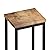Rhomtree 4 Piece Multi-Functional Modern Rectangular 60" Dining Pub Bar Table Set with Convenient Hanging Stool Design, Easy to Assemble, 3 Stools, Kitchen Small Places(Natural)