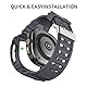 Rugged Armor Schutzhülle mit Armband, kompatibel mit Samsung Galaxy Watch 7 Ultra 47 mm (2024) (Grau)