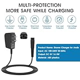 Xxszhy 5V 1A Adapter for Andis Shaver Charger Power Cord, Replacement Andis Charger Compatible with 17150 17165 TS-1 TS-2 Foil Shaver - Image 6