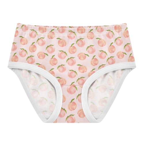 Girls' Underwear Peach Cotton Stretch Comfort Toddler Panties