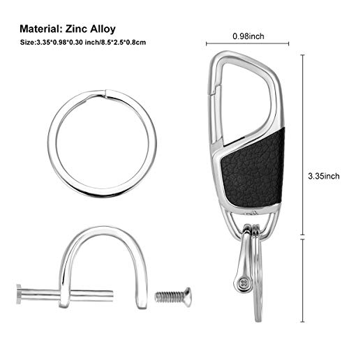 Dewest Car Keychain Replacement For Mercedes Benz Keyring, Car Fob Key Keychain Holder And Anti-Lost D-Ring For Men Women #TOP3