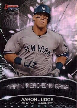 2016 Bowman's Best Stat Lines #SL-AJ Aaron Judge Baseball Card