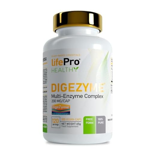 Life Pro Digezyme 200mg 120 Vegan Caps | Enzimas digestivas en cápsulas veganas | Estimula el sistema inmunológico | Ayuda a la absorción del calcio | Mejora la salud de la piel