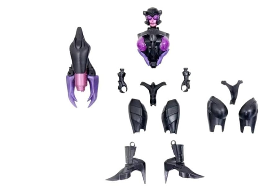 トランスフォーマー　非正規　ブラック　アーシー　似　アップグレードパーツ猫耳付き トランスフォーマー 非正規 ブラック アーシー 似