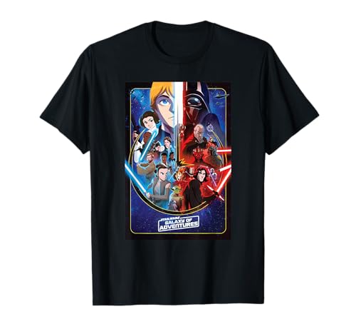 T-shirt Star Wars Galaxy of Adventures vêtement coton haut geek série animée