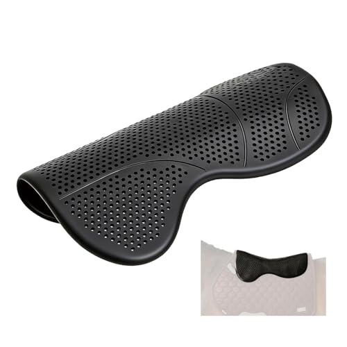 THREE ARCHERS Silicone Gel Saddle Pad for Horses - Non Slip & Shock Absorbing Horse Saddle Pad, Comfortable All Purpose Western/English Riding Saddle Pad, Washable & Durable Design