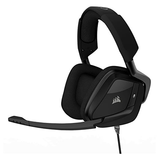 Corsair VOID PRO SURROUND Casque Gaming (PC/PS4/Xbox One, USB 3.5mm, Dolby 7.1) Noir Carbone