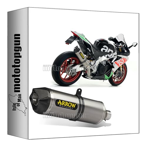 Echappement Arrow 71744AK compatible Aprilia RSV4 RSV-4 RR 2017 2018 aluminium embout carby race-tech