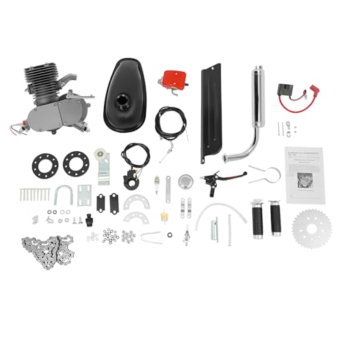 Kit moteur de vélo 100 cc, 2 temps, 36 dents, moteur à essence CDI, allumage refroidi par air, réservoir de 45 km/h, kit de conversion de vélo motorisé...