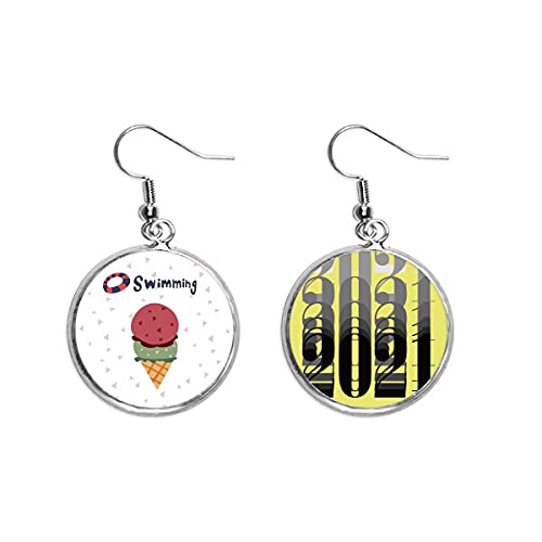 Sommar swimng söta isörhängen smycken mode 2021 nyår gåva