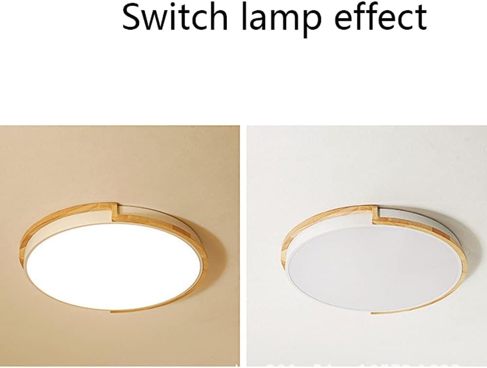 Lampa Sufitowa Led-plafondlamp Inbouw 3200lm Driekleurig licht Dimbaar Plafondverlichtingsarmatuur Ronde platte plafondlamp Energiebesparend voor slaapkamer Hal Keuken Woonkamer Biuro