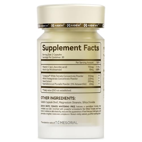 AIDEVI Glutathione Skin Whitening Supplement